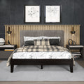 Nix Full Platform Bed Black Full Black Wood