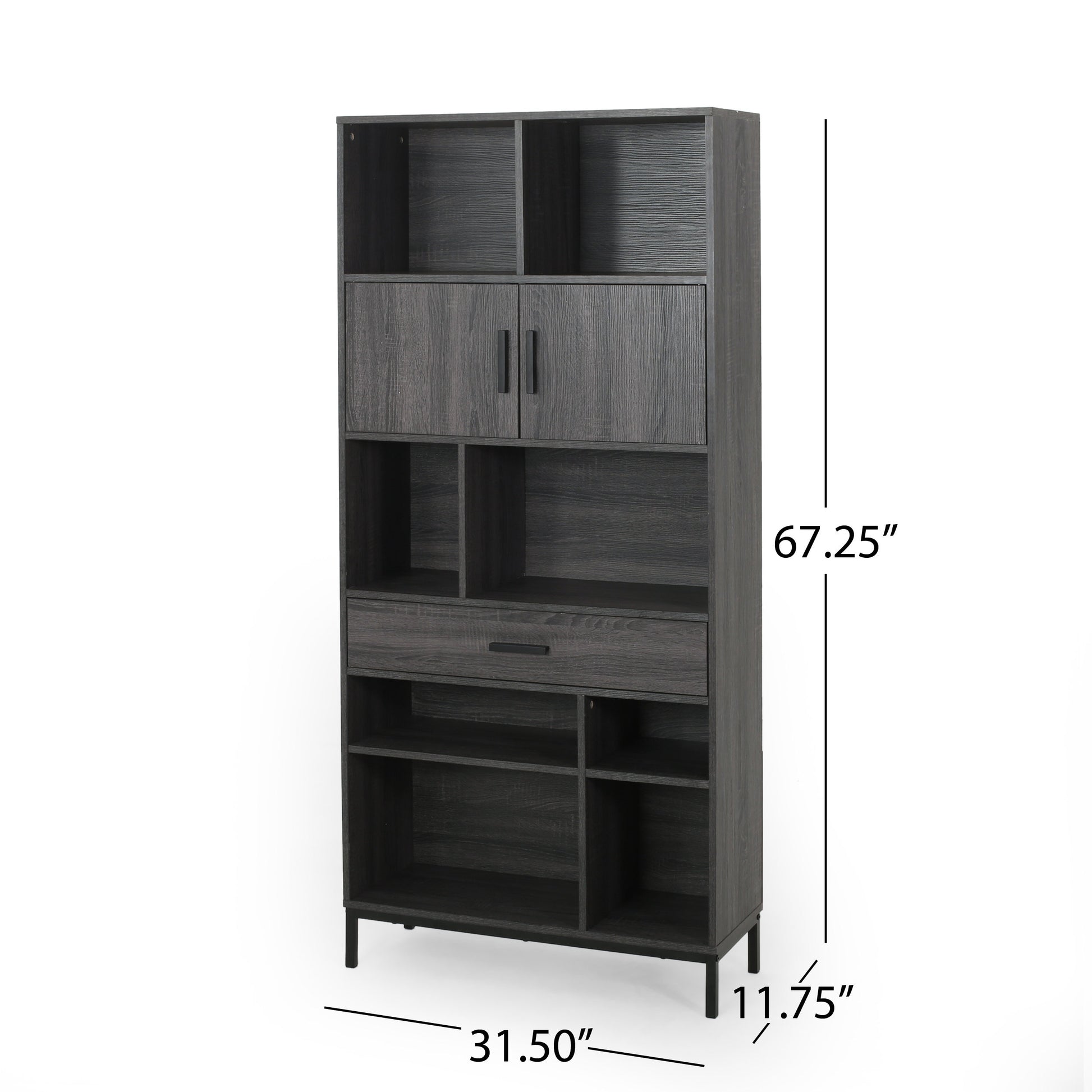 Cube Unit Bookcase Oak Mdf