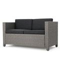 Puerta Seat Gray Pe Rattan Iron