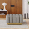 Ottoman Grey Velvet