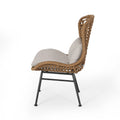 La Habra Chair Beige Brown Iron Plastic