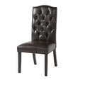 Harriet Kd Tufted Dining Chairs Mp2 Set Of 2 Brown Pu