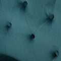 Arm Chair Teal Velvet