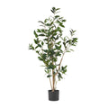 120Cm Artificial Laurel Tree Green Iron Plastic