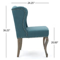 Kd Single Chair Teal Fabric