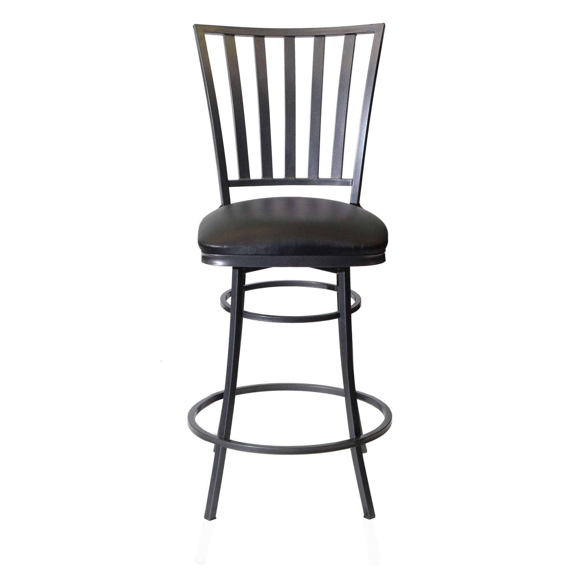 Stellan Swivel Counter Stool Black Black Wood