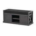 Bench Dark Grey Acacia Wood