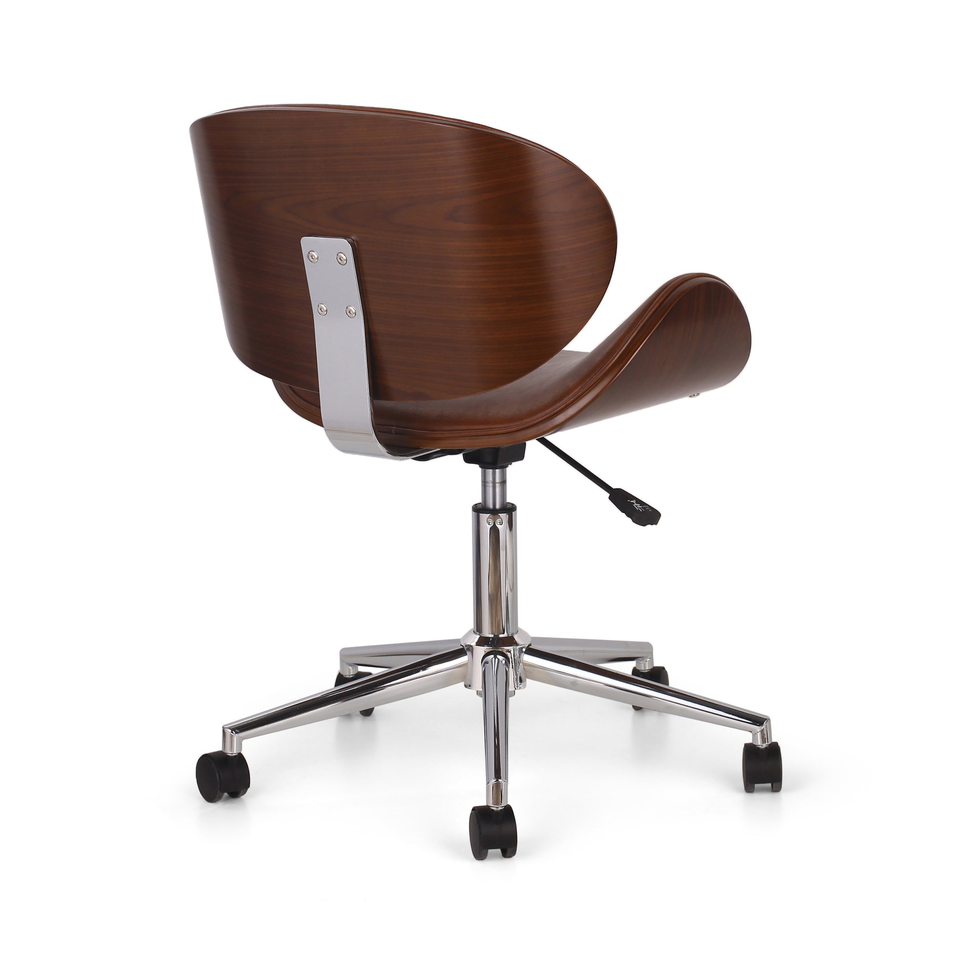 Office Chair Walnut Pu