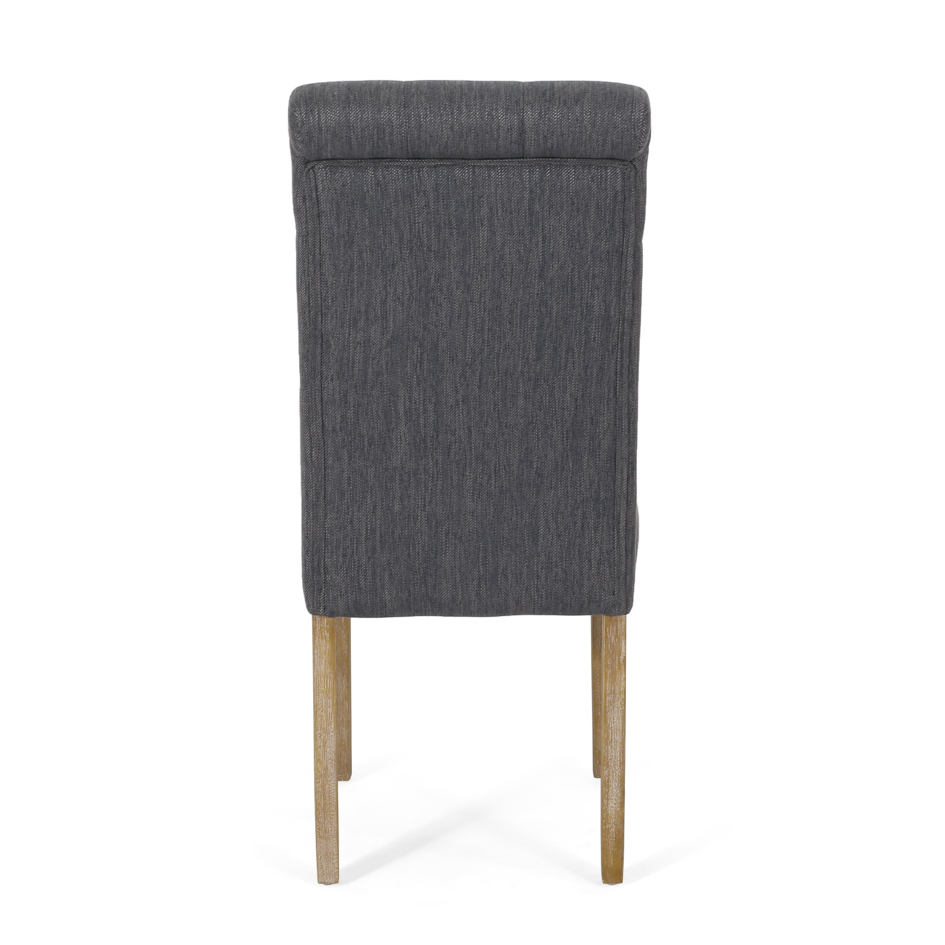 Dining Chair Mp2 Set Of 2 Charcoal Fabric