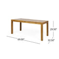 Augustine Dining Table Teak Acacia Wood