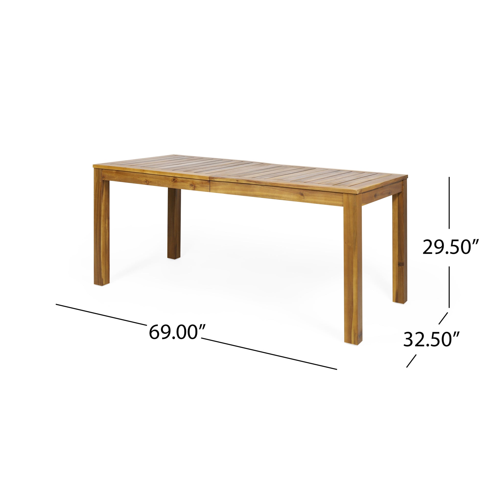 Augustine Dining Table Teak Acacia Wood