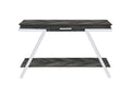Roma Sofa Table Gray Gray Iron