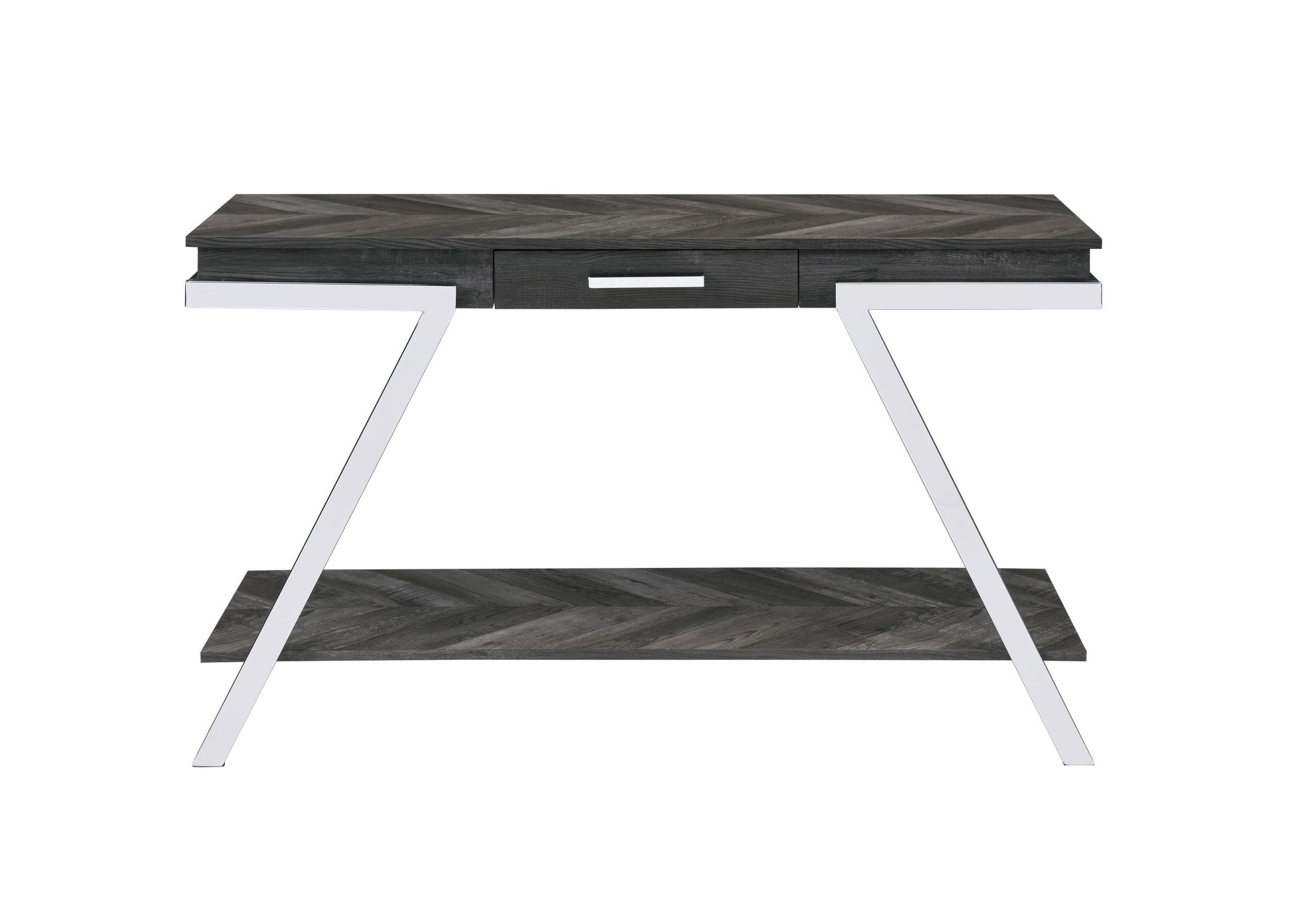 Roma Sofa Table Gray Gray Iron