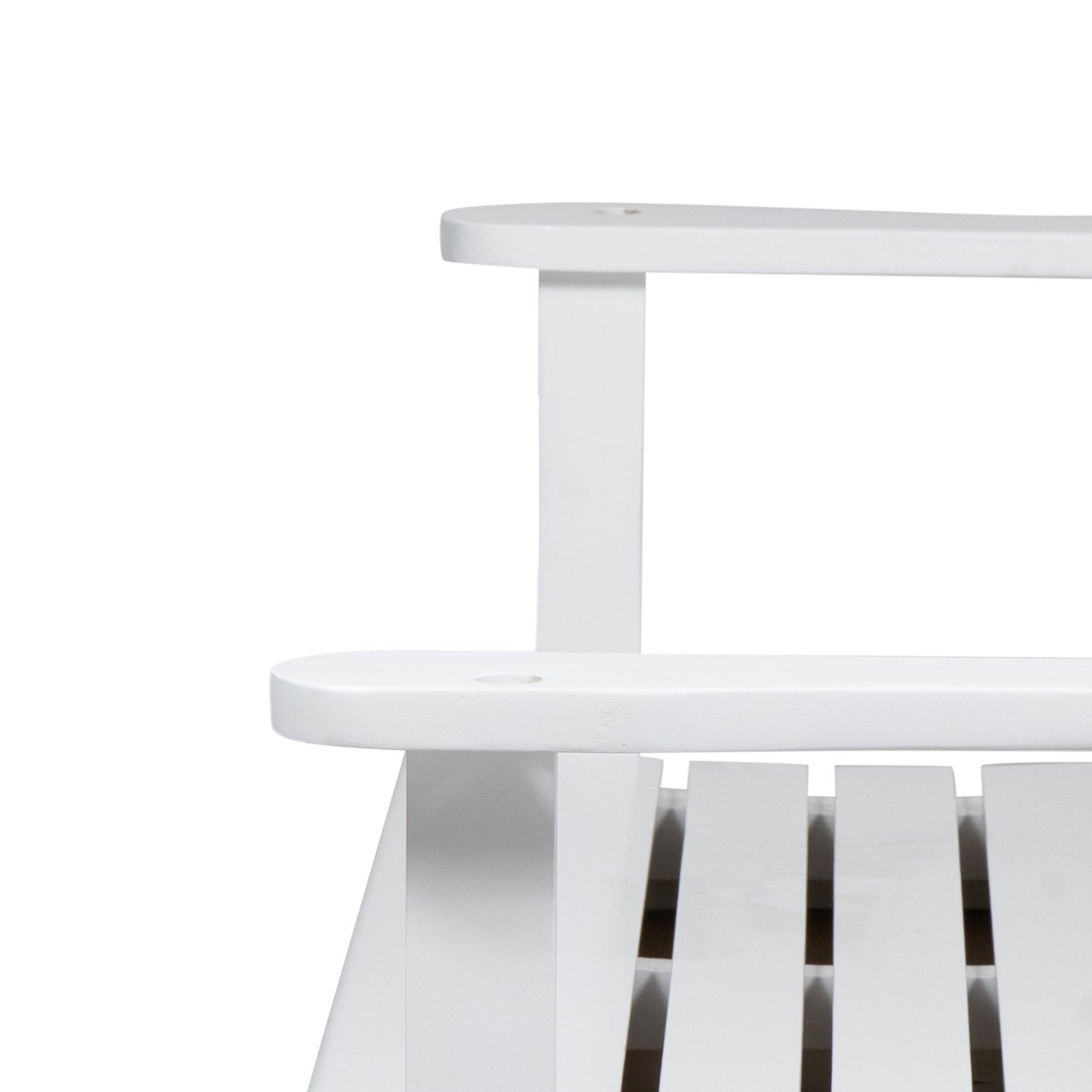 Tambora Porch Swing White Wood Metal