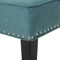 Fabric Occaisional Chair, Dark Teal Teal Fabric