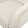 Arm Chair Ivory Velvet