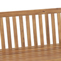 Brantley Porch Swing Teak Metal & Wood