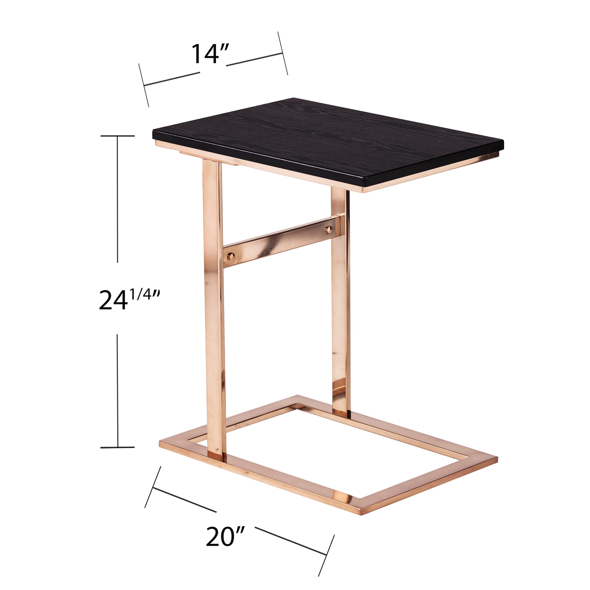 Rindland Contemporary C Table Black Iron