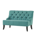 Nicole Kd Settee Teal Fabric