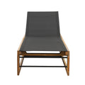 Mia Chaise Lounge Teak Metal & Wood