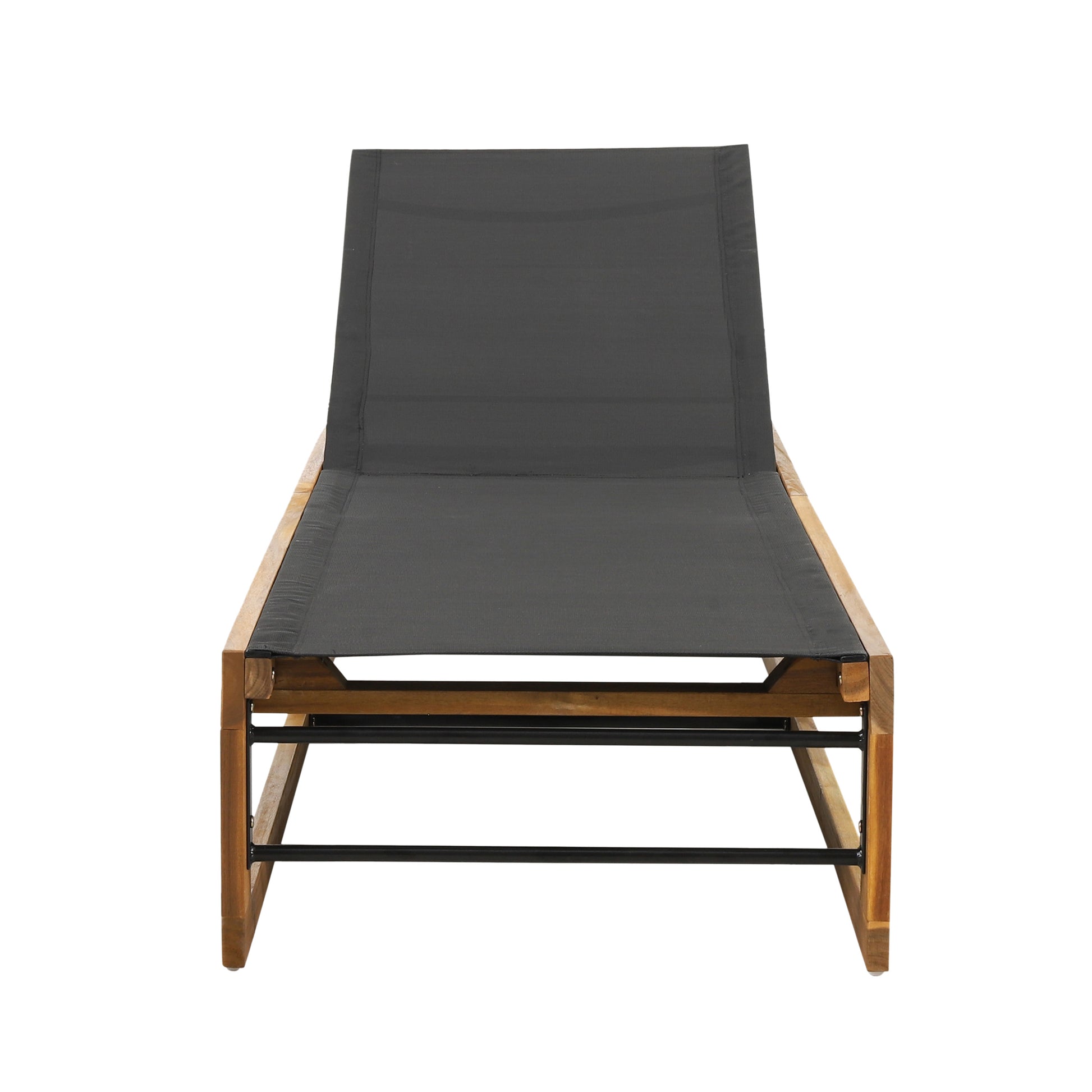 Mia Chaise Lounge Teak Metal & Wood