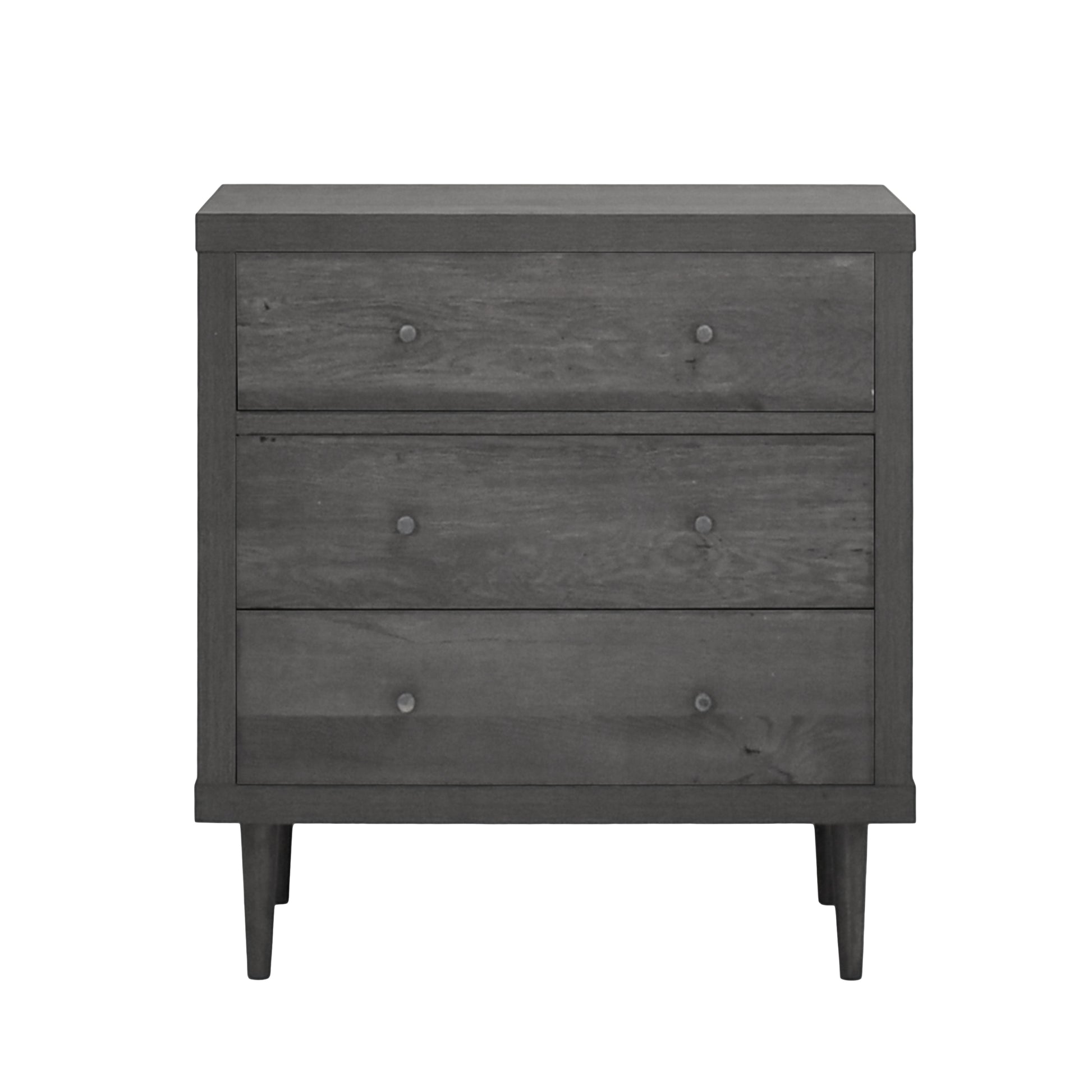 Nordic 3 Drawer Chest Grey Mdf