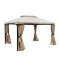 Skyline Gazebo Beige Iron