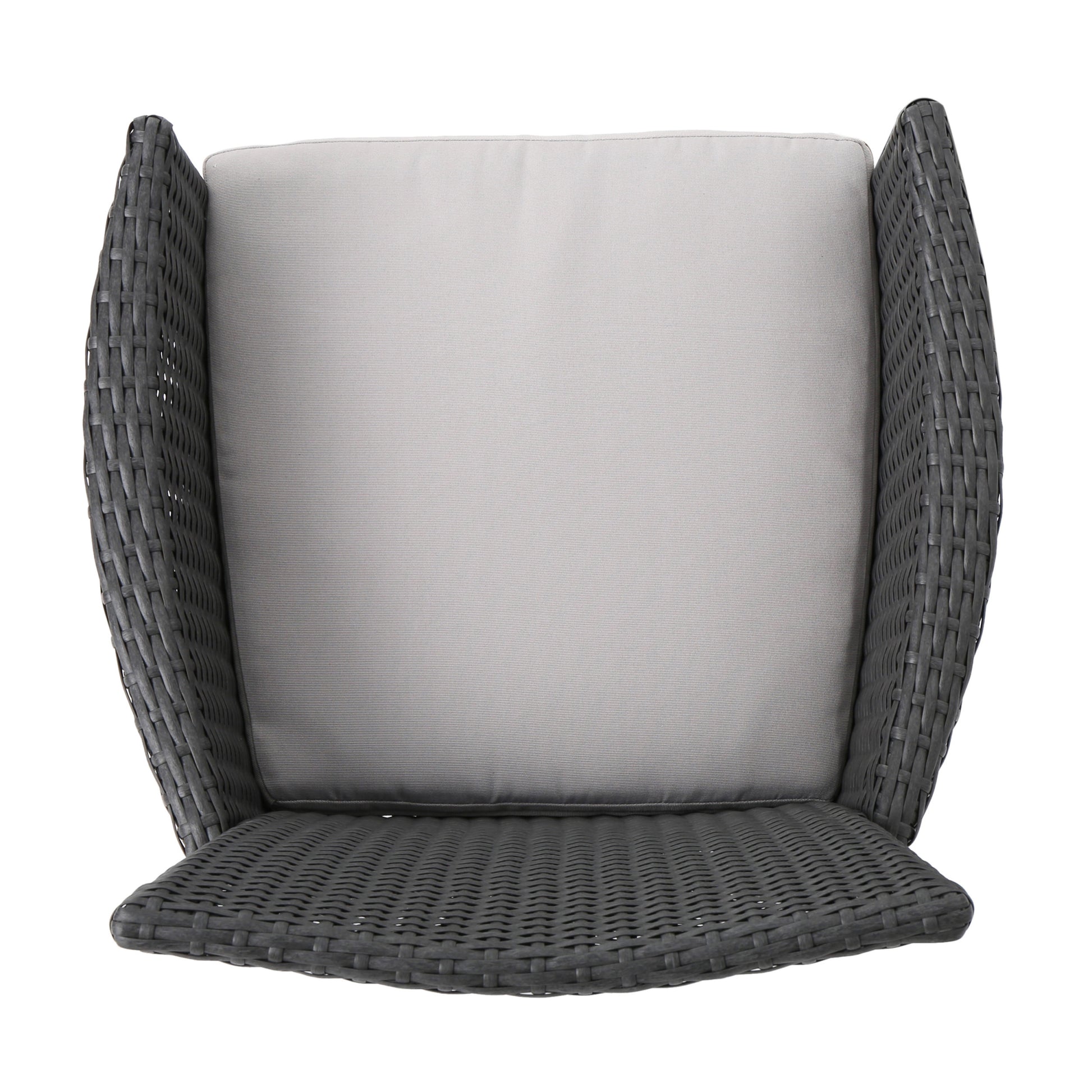 Malta Dining Chair Set Of 2 Grey Wicker