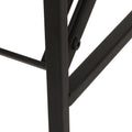 Wine Rack Black Natural Mdf Metal