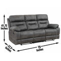 Rudger 3 Piece Upholstered Living Room Set Gray Gray Wood
