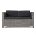 Puerta Seat Gray Pe Rattan Iron