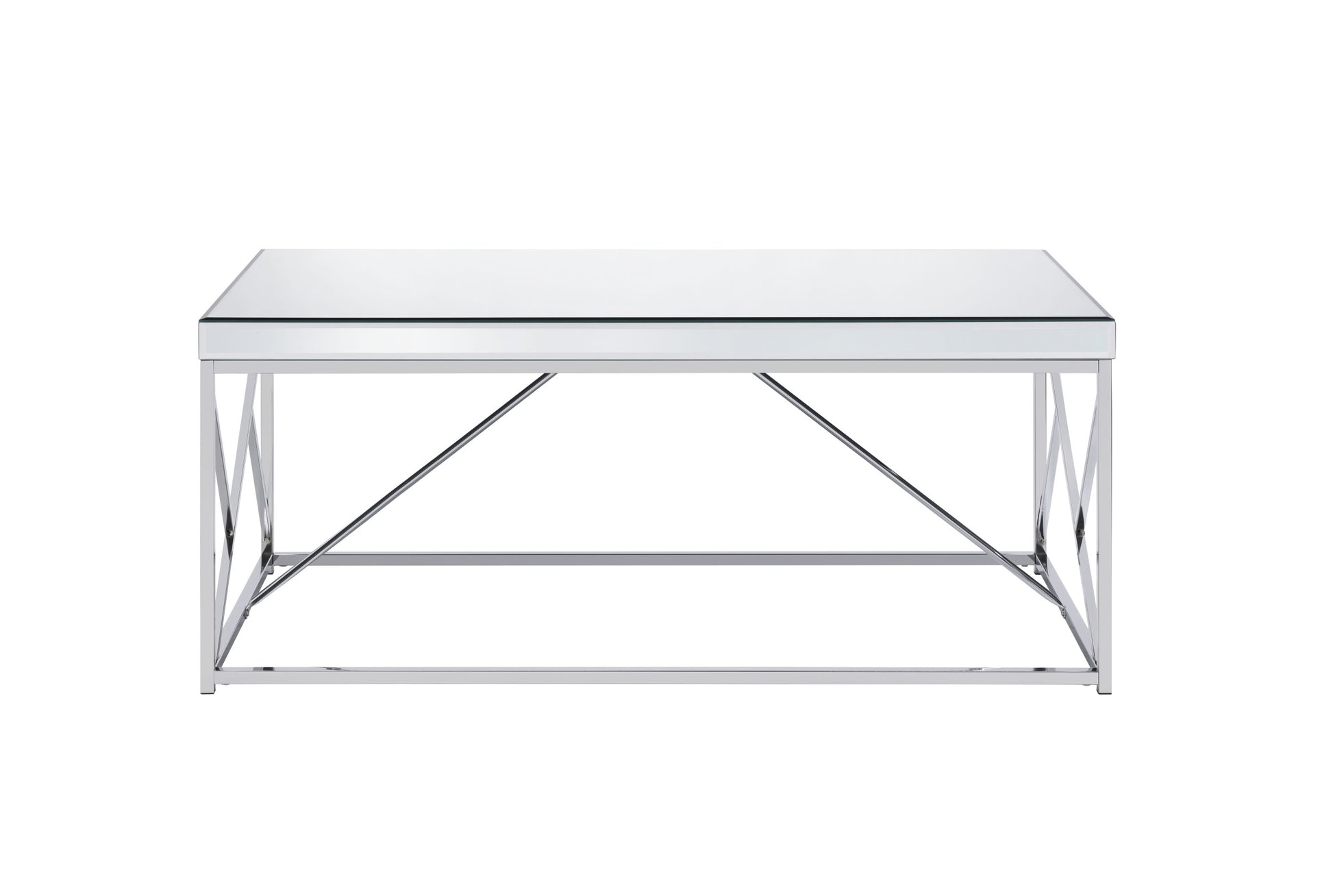 Evelyn 3 Piece Table Set Chrome Chrome Iron