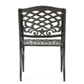 Phoenix Arm Chair Set Of 2 Bronze Aluminium
