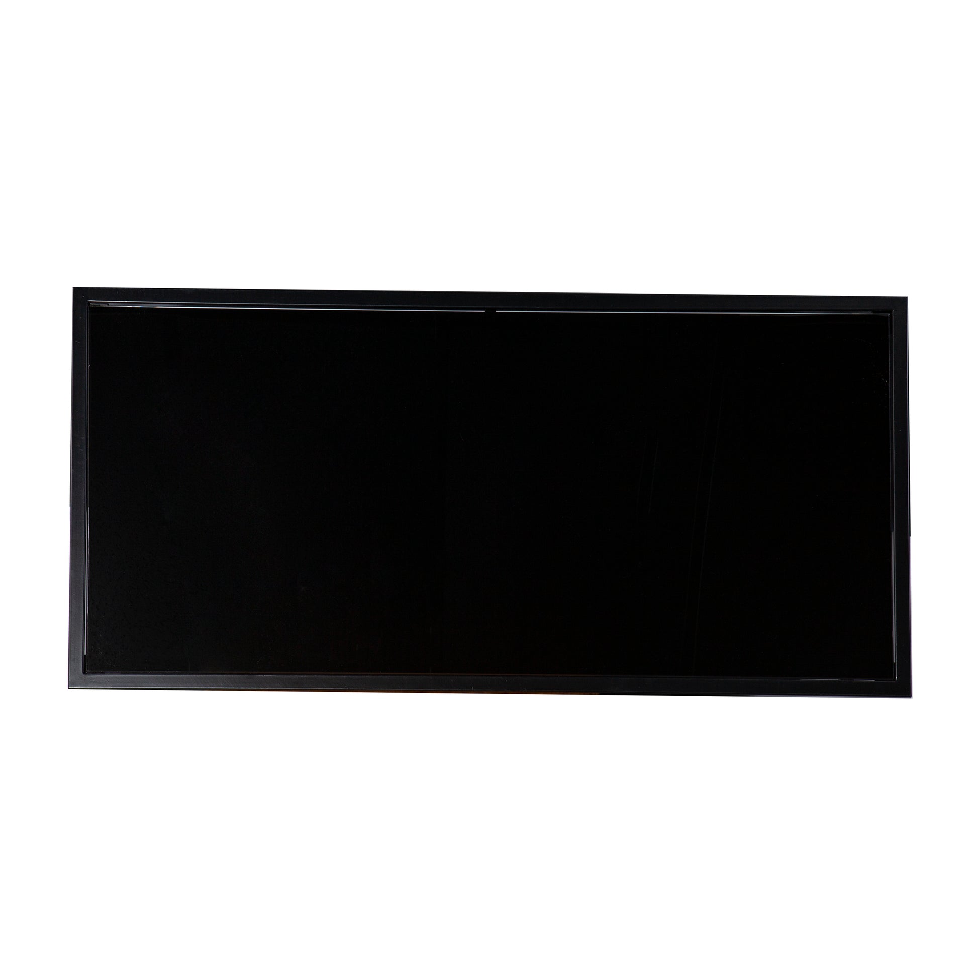Argall Glass Top Cocktail Table W Storage Black Iron