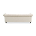 Sofa 3 Seater Beige Fabric