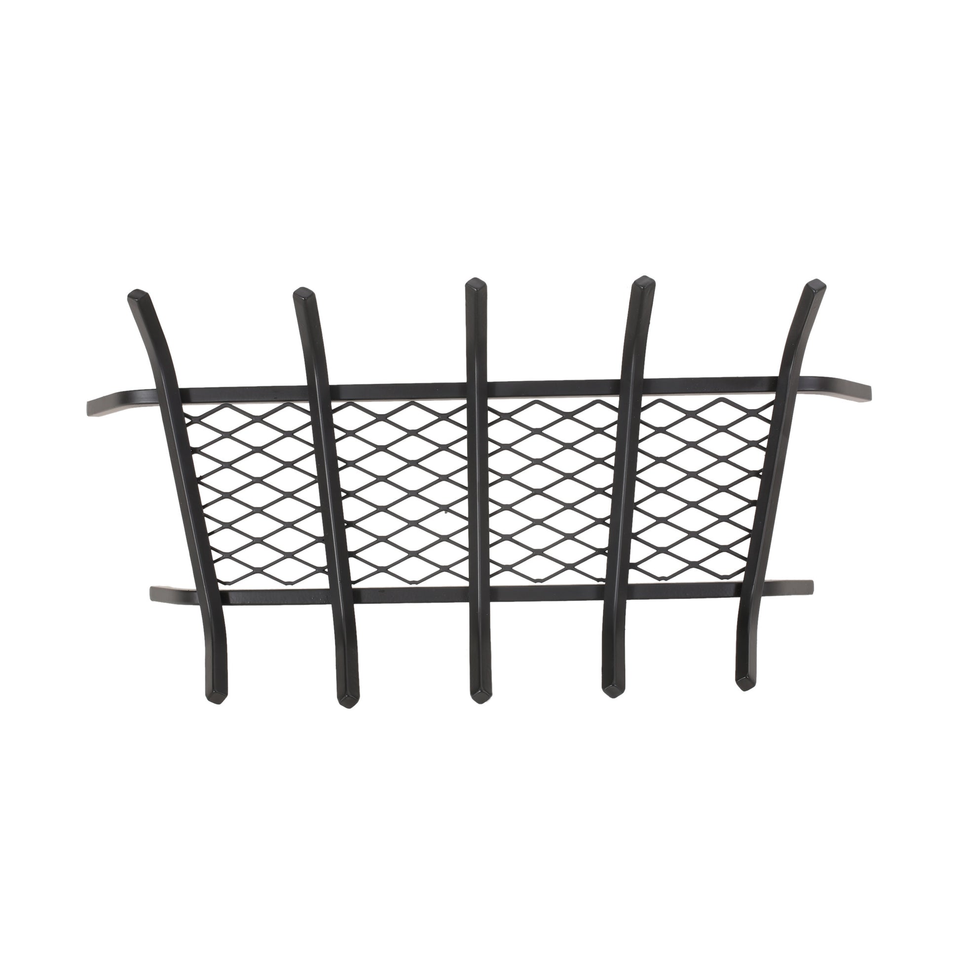 Log Holder Matte Black Iron