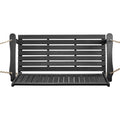 Tambora Porch Swing Dark Grey Wood Metal