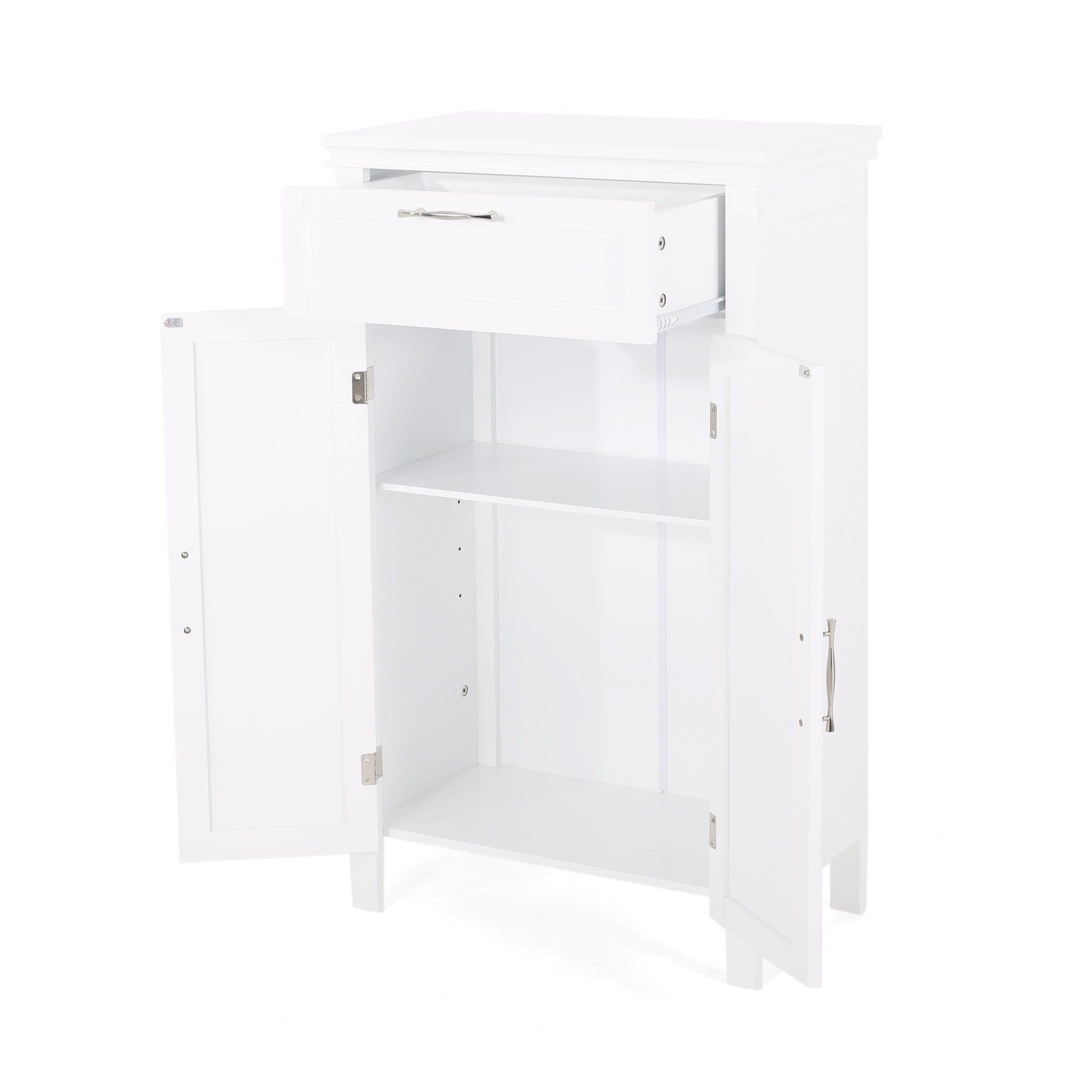 Floor Cabinet White Mdf