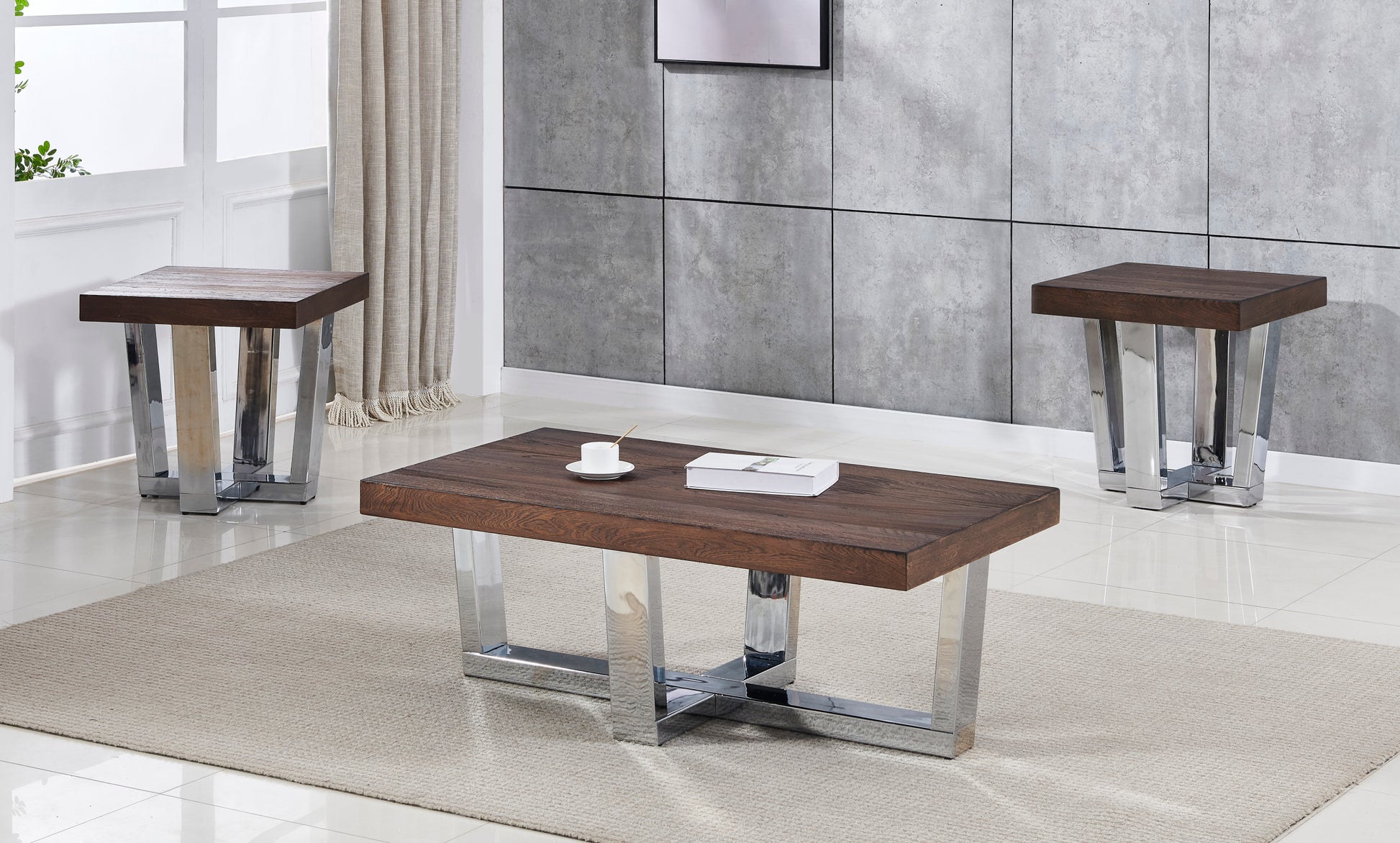 Laredo Coffee Table Brown Brown Wood