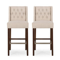 Barstool Beige Fabric