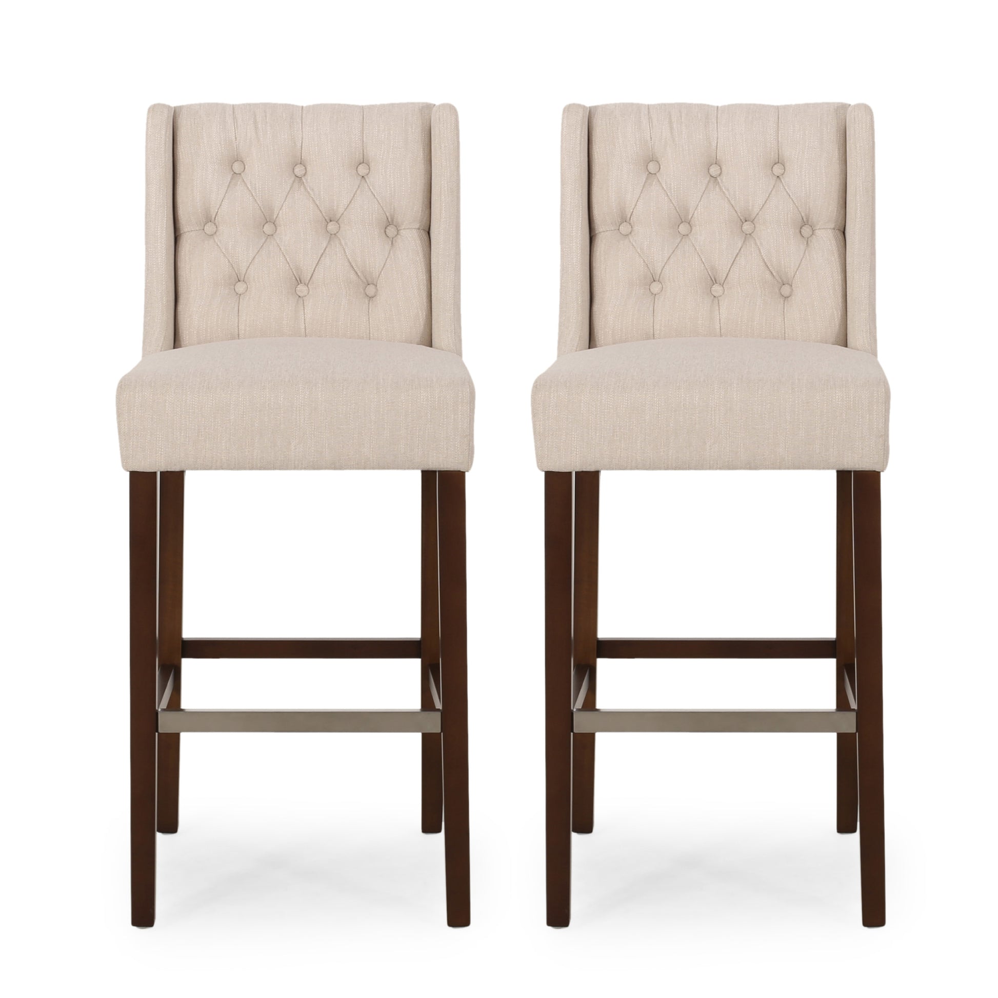 Barstool Beige Fabric