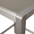 Cape Coralglass Top Bartable Grey Aluminium