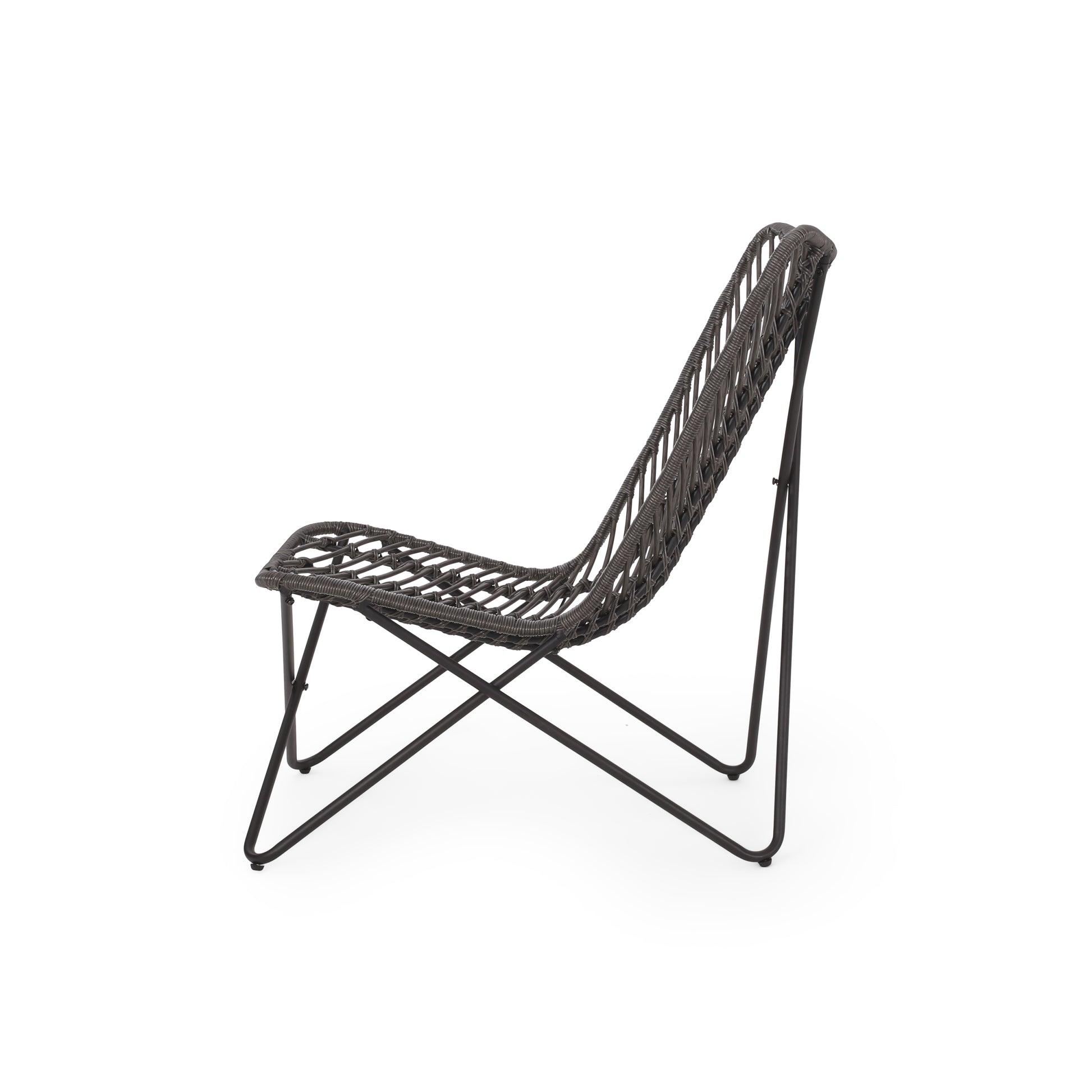 Gatlin Chair Gray Rattan