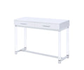 Arthur 2 Piece Home Office Set White White Iron