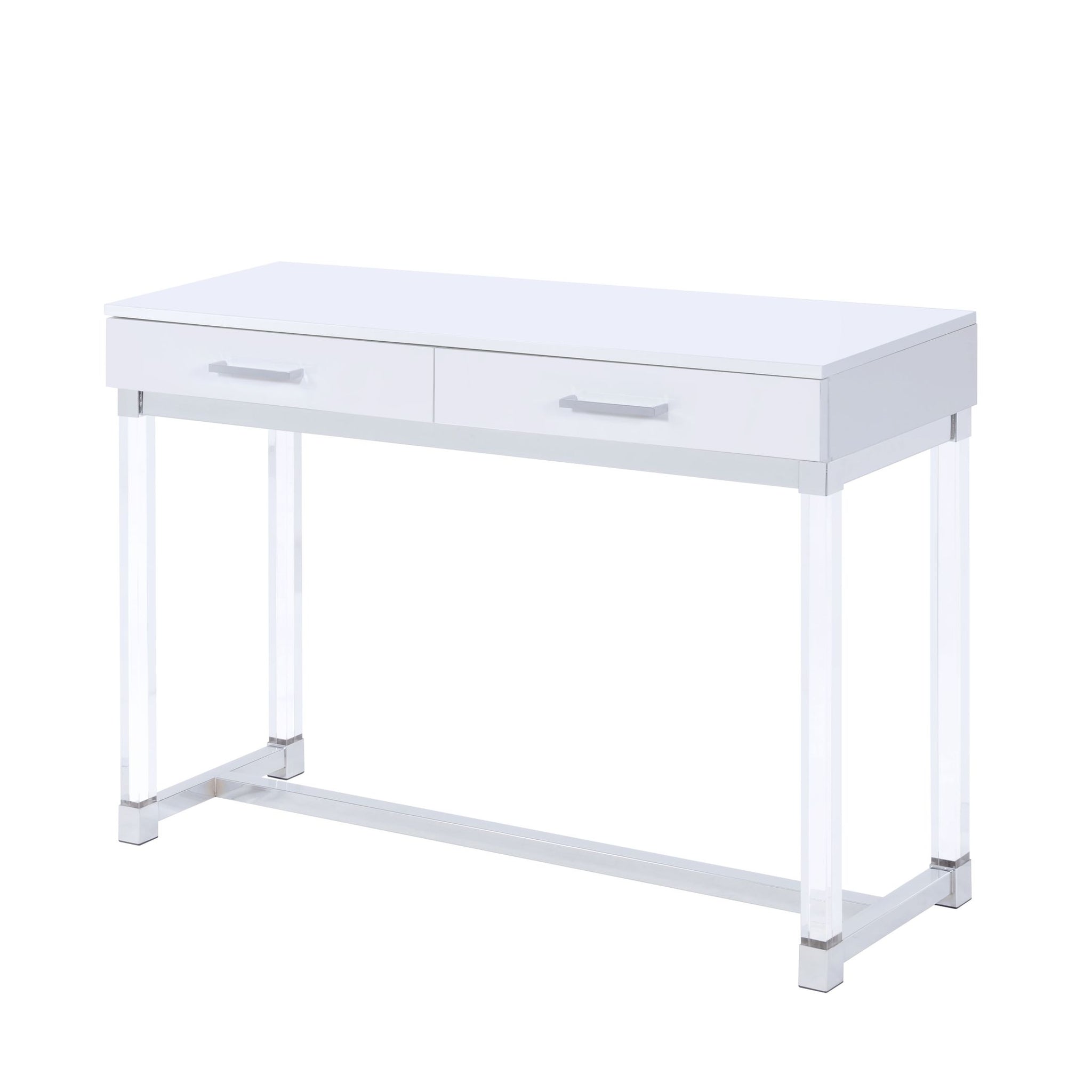 Everett Desk White White Wood