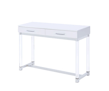 Everett Desk White White Wood