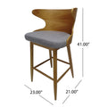 Bar Chair Gray Fabric