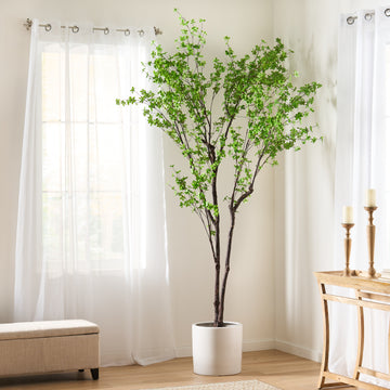 300Cmartificial Disc Leaf Tree Green Pvc