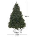 7 'Norway Hinged Tree With 2231 Tips,Dia:58 Green Pvc