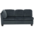 Sofa Charcoal Fabric 6 Seat